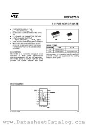 HCF4078 datasheet pdf ST Microelectronics