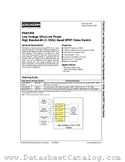 FSAV430QSC datasheet pdf Fairchild Semiconductor