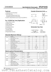 KTLP161G datasheet pdf Cosmo Electronics