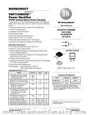 MBRB2060CTT4 datasheet pdf ON Semiconductor