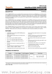 HYMD564726A8J-D43 datasheet pdf Hynix Semiconductor