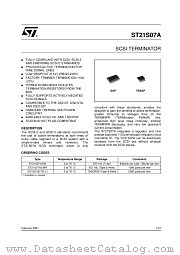 ST21S07AC datasheet pdf ST Microelectronics