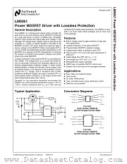 LM9061MX datasheet pdf National Semiconductor
