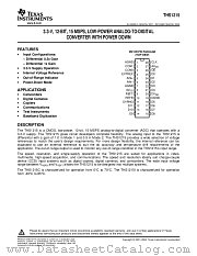 THS1215CDWR datasheet pdf Texas Instruments