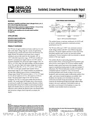 7B47 datasheet pdf Analog Devices