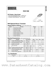 KSA1406CSTU datasheet pdf Fairchild Semiconductor