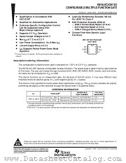 SN74LVC1G97YZAR datasheet pdf Texas Instruments