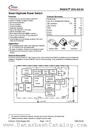 BTS 432-D2 datasheet pdf Infineon