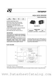 VN750PEP datasheet pdf ST Microelectronics