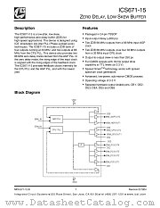 ICS671-15 datasheet pdf Texas Instruments