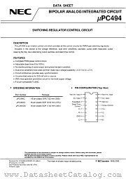 UPC494GS-E2 datasheet pdf NEC