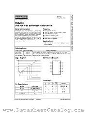 FSAV331MTCX datasheet pdf Fairchild Semiconductor