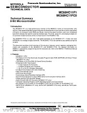 68HC11F1 datasheet pdf Freescale (Motorola)