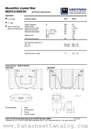 MQF9.0-0500/04 datasheet pdf Vectron