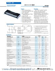 PT4475A datasheet pdf Texas Instruments
