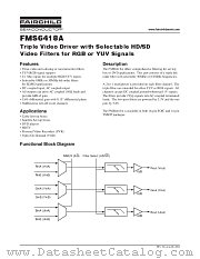 FMS6418AM16 datasheet pdf Fairchild Semiconductor