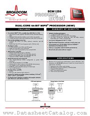BCM1255 datasheet pdf Broadcom