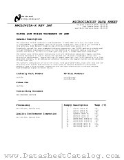 5962-9325901MPA datasheet pdf National Semiconductor