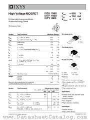 IXTA1N80 datasheet pdf IXYS