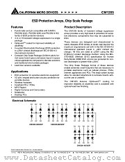 CM1205 datasheet pdf California Micro Devices Corp