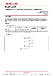 HD26LS32 datasheet pdf Renesas
