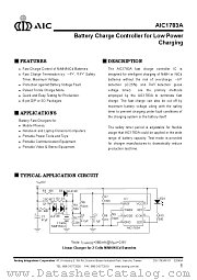 AIC1783A datasheet pdf Analog Integrations Corporation