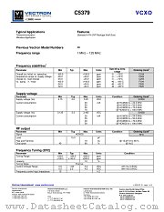 C5379 datasheet pdf Vectron