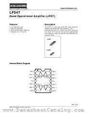 LF347M datasheet pdf Fairchild Semiconductor