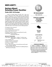 MBR140SF datasheet pdf ON Semiconductor