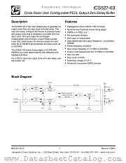 ICS527-03 datasheet pdf Texas Instruments