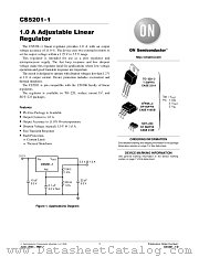 CS5201-1GT3 datasheet pdf ON Semiconductor