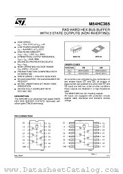 M54HC365D datasheet pdf ST Microelectronics
