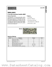 RMWL38001 datasheet pdf Fairchild Semiconductor