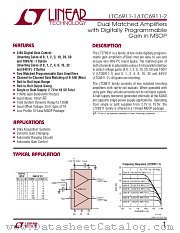 LTC6911-2 datasheet pdf Linear Technology