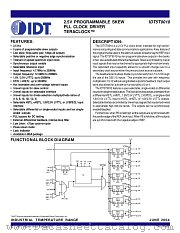 IDT5T9010BBI datasheet pdf IDT