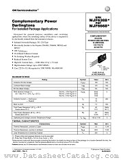 MJF6668 datasheet pdf ON Semiconductor