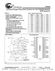 CY28341OC datasheet pdf Cypress