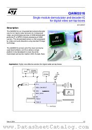QAMI5516AUA datasheet pdf ST Microelectronics