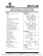 MCP2140-I/SS datasheet pdf Microchip