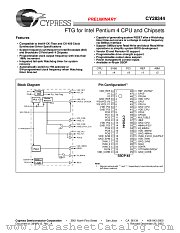 CY28344PVC datasheet pdf Cypress