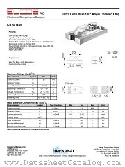 CR50UDB datasheet pdf Marktech Optoelectronics