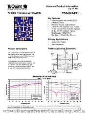 TGS4307-EPU datasheet pdf TriQuint Semiconductor