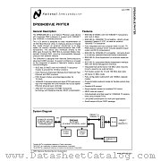 DP83843BVJE datasheet pdf National Semiconductor