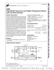 LM83CIMQA datasheet pdf National Semiconductor