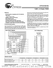 CY7C1019CV33-15ZI datasheet pdf Cypress