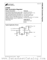 LP2995MRX datasheet pdf National Semiconductor