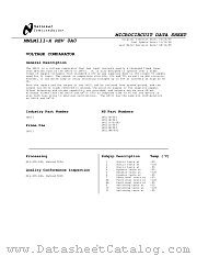 LM111J-8 datasheet pdf National Semiconductor