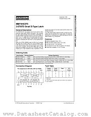 MM74HC373SJ datasheet pdf Fairchild Semiconductor