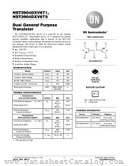 NST3904DXV6T1 datasheet pdf ON Semiconductor
