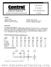 CR1-120 datasheet pdf Central Semiconductor